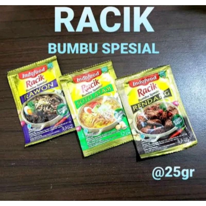 Jual Racik bumbu spesial 25g sisa 2 varian rawon /soto | Shopee Indonesia