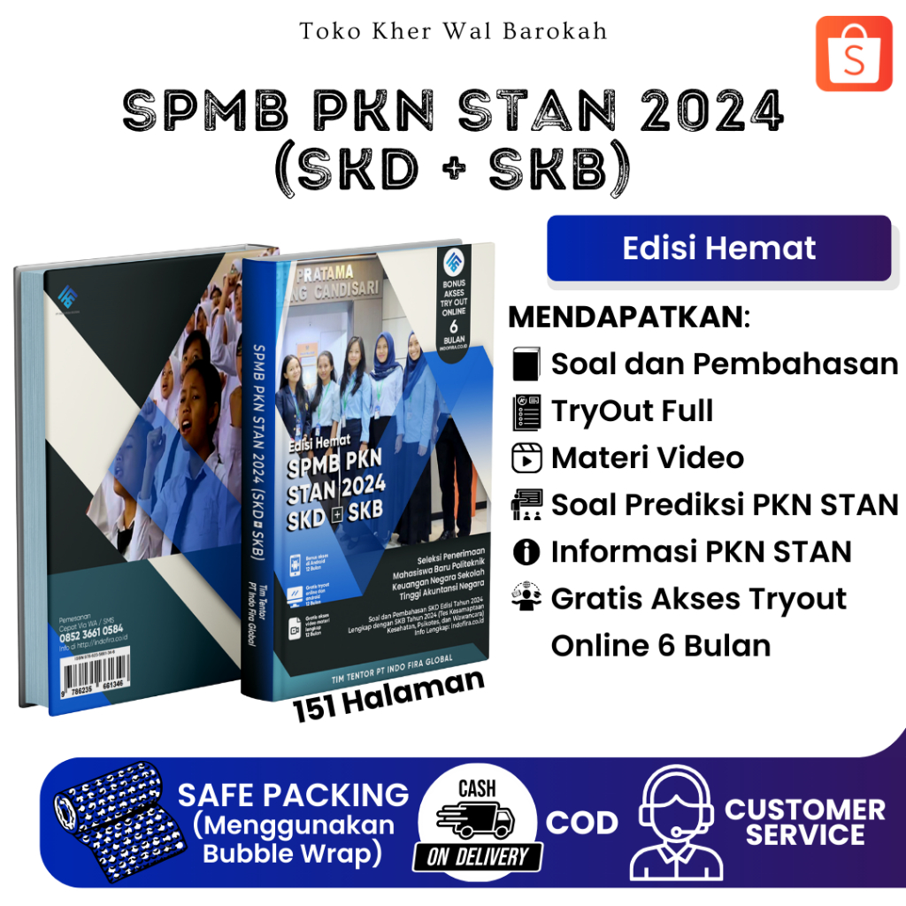 Jual Buku TERBARU SPMB PKN STAN 2024 [SKD + SKB] (Edisi Hemat) Sesuai ...