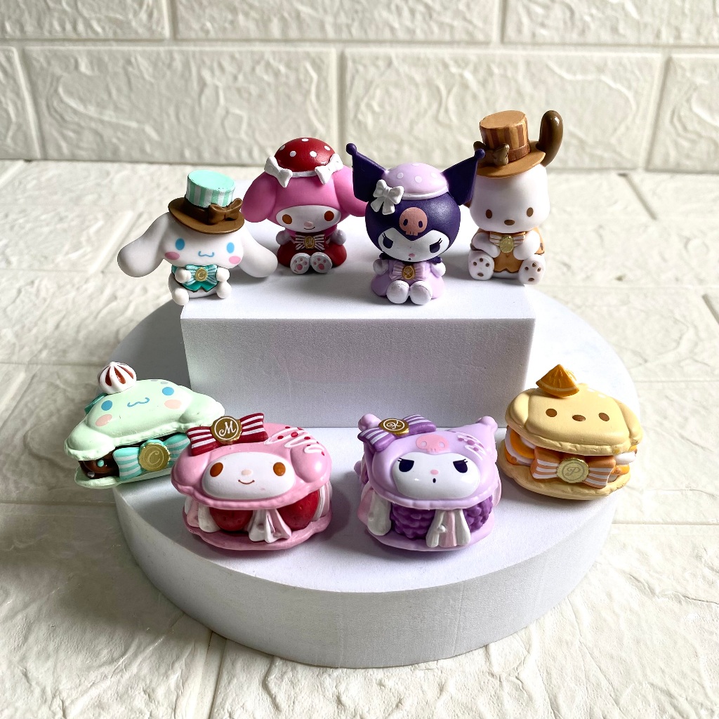 Jual Pajangan Dekorasi Sanrio Macaroon Figure Miniatur Mainan Anak