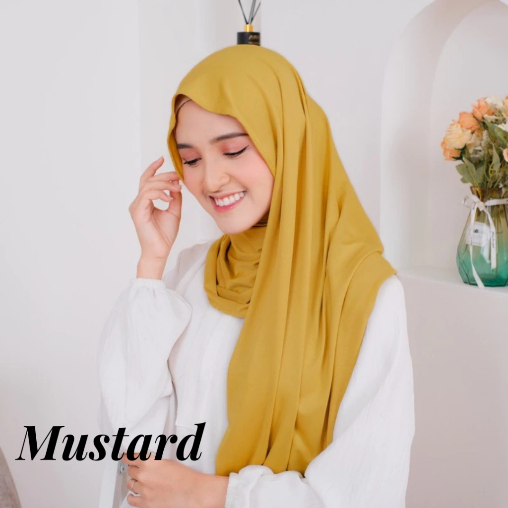 Jual Pashmina Kaos Jersey Premium 50 Warna | Pasmina Kaos Flowy | Hijab ...