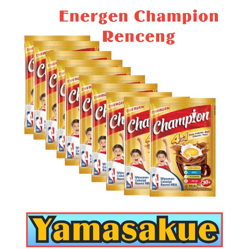 Jual Energen Champion Minuman Susu Cokelat Perenceng Bungkus Shopee Indonesia