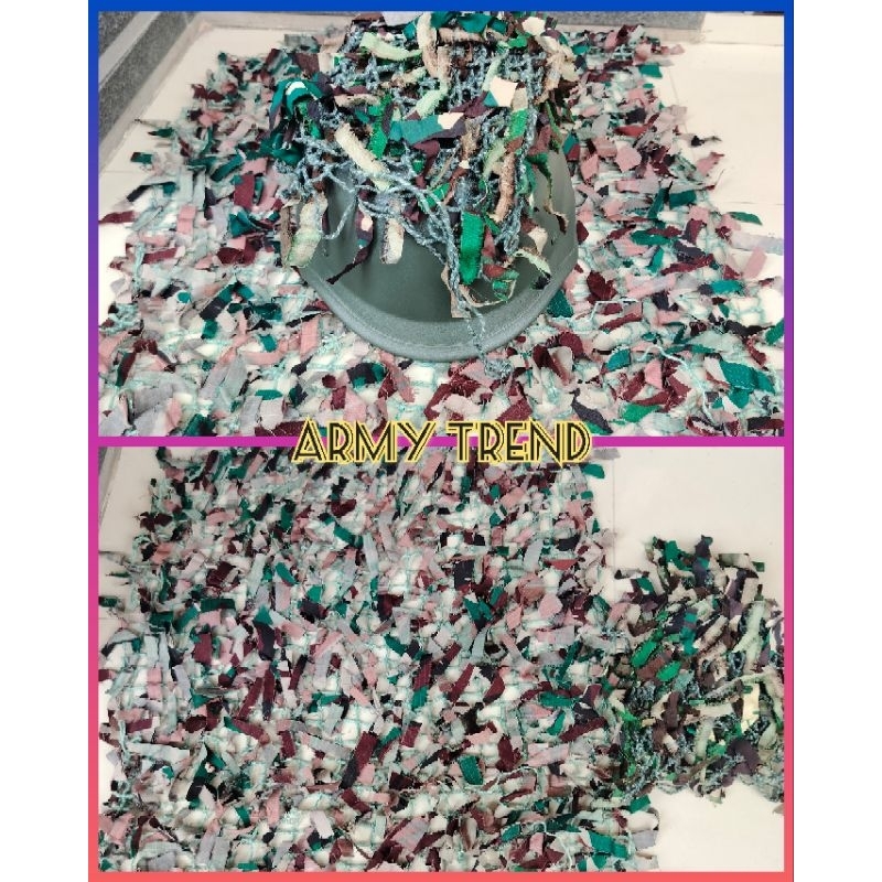 Jual Samaran Helm TNI / Samaran Ransel Dan Helm / Samaran Ransel TNI ...