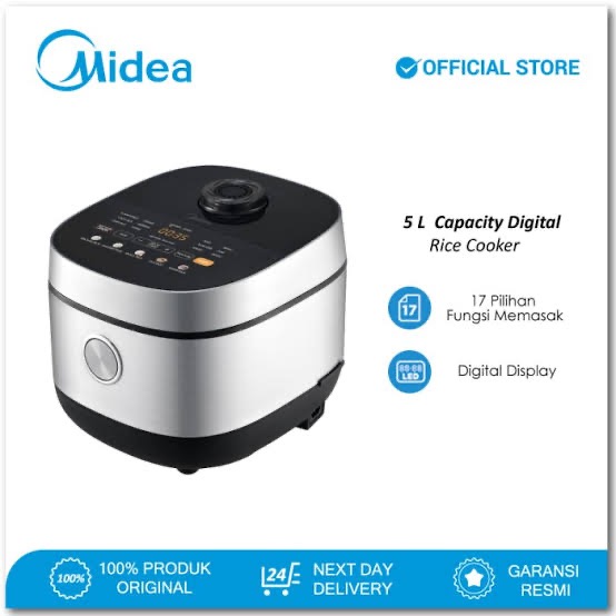 Jual MIDEA Rice Cooker Digital 1.8L MB-FS5021W | Shopee Indonesia