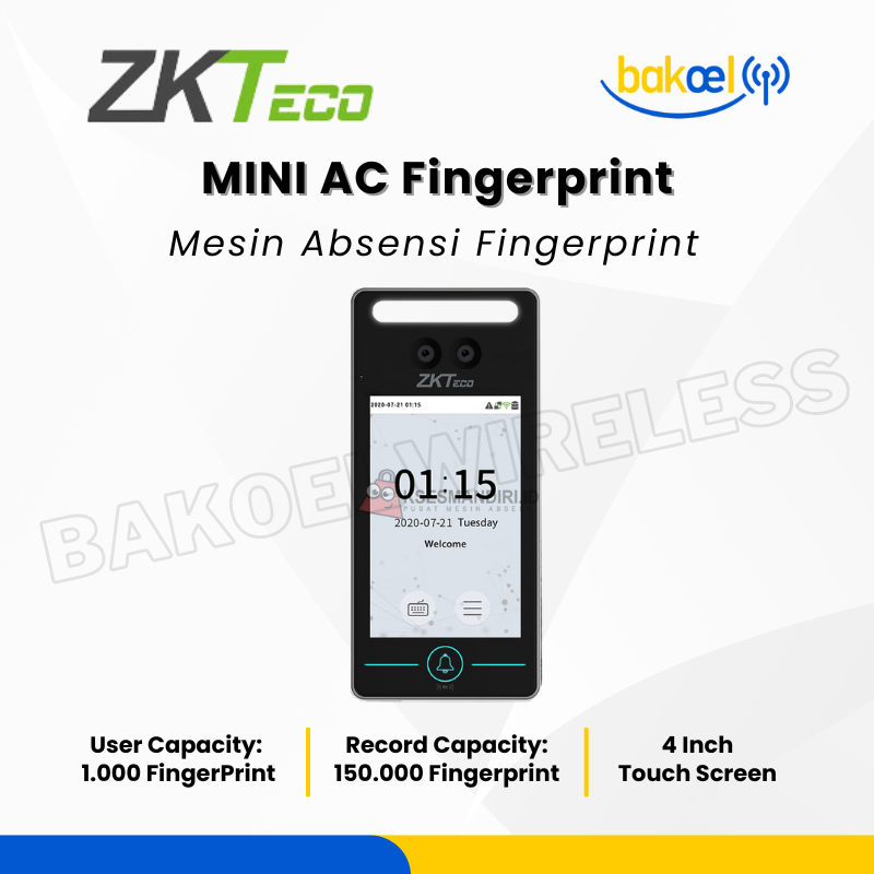 Jual ZKTeco Mini AC Mesin Absensi Wajah | Shopee Indonesia