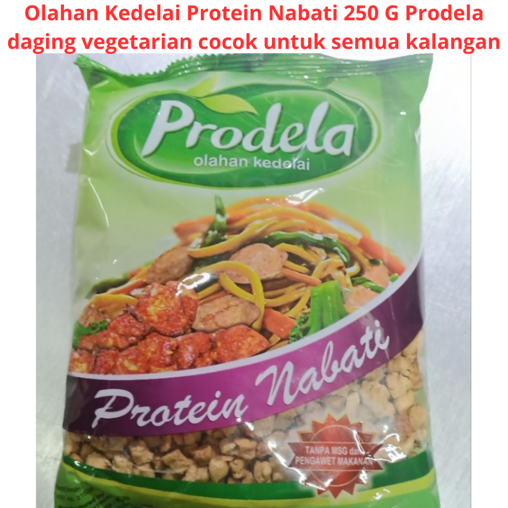 Jual Prodela Olahan Kedelai Protein Nabati 250 G Prodela daging ...