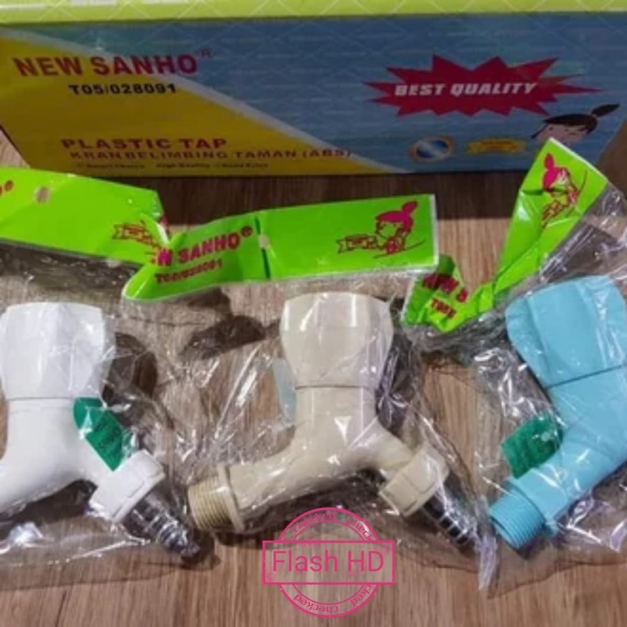 Jual Kran air plastik taman putar 1/2