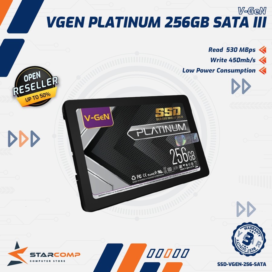 Jual SSD VGen Platinum 256GB SATA III VGen 256 GB Shopee Indonesia