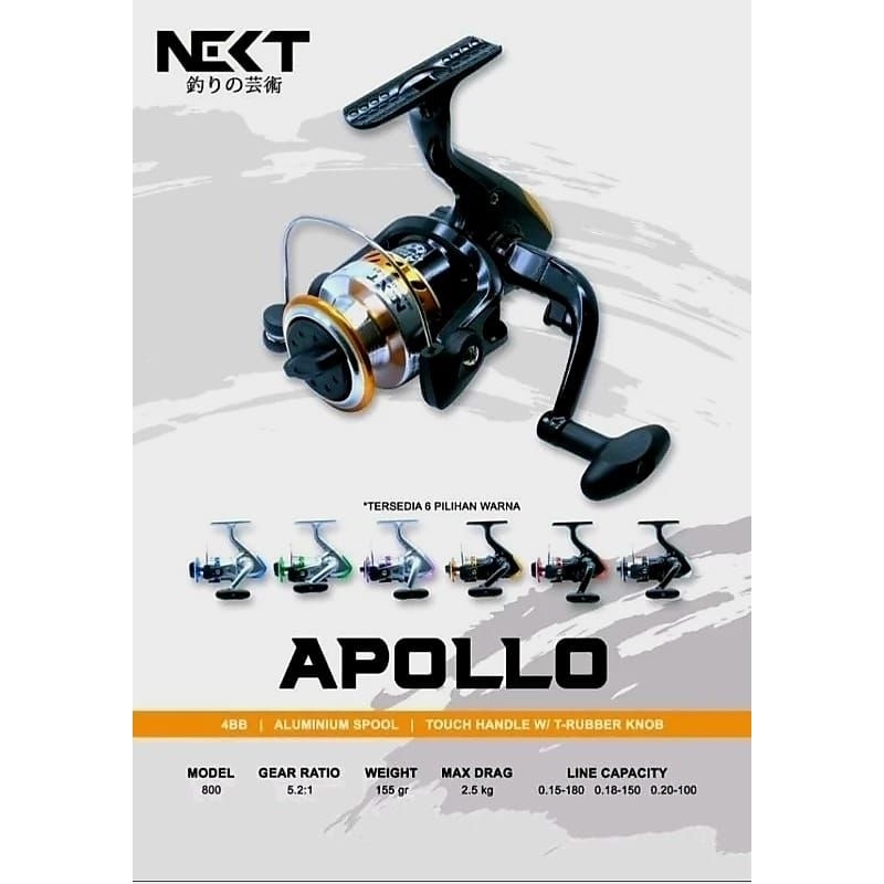 Jual RELL APOLLO 800 SPOOL BESI | Shopee Indonesia