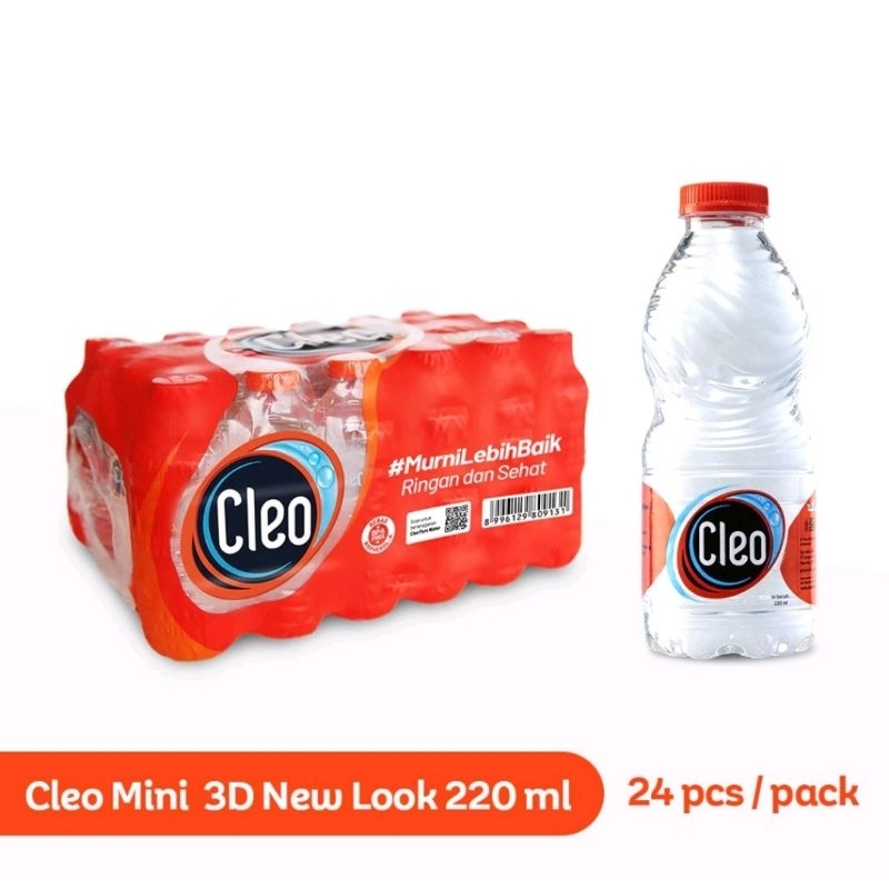 CLEO MINI 220ML(isi 24 botol)