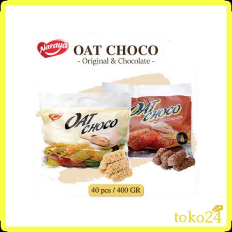 Jual Naraya Oat Choco Original & Chocolate 400 gr | Shopee Indonesia