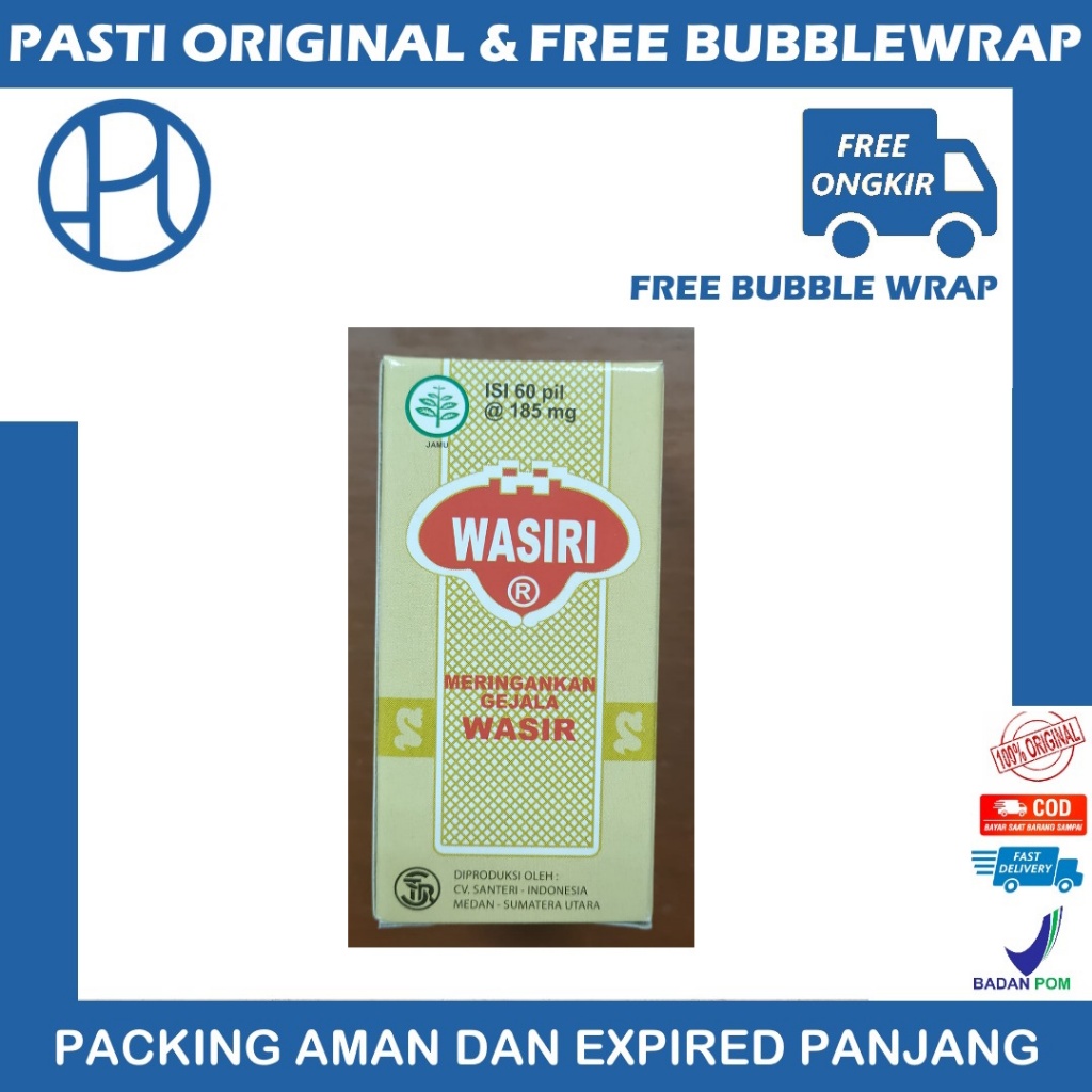 Jual WASIRI ISI 60 OBAT WASIR AMBEYEN HERBAL | Shopee Indonesia