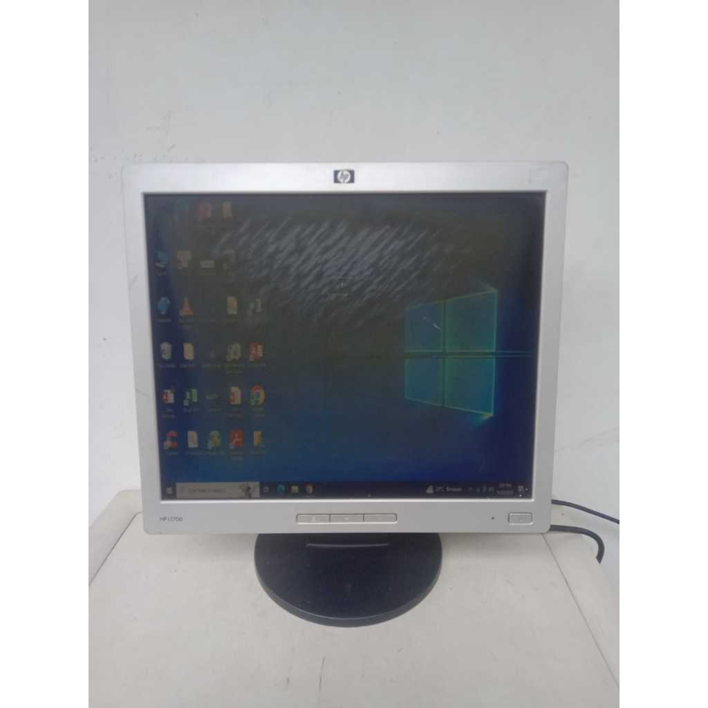 Jual lcd monitor hp hstnd-2a07 kondisi minus layar berembun kotor garis ...