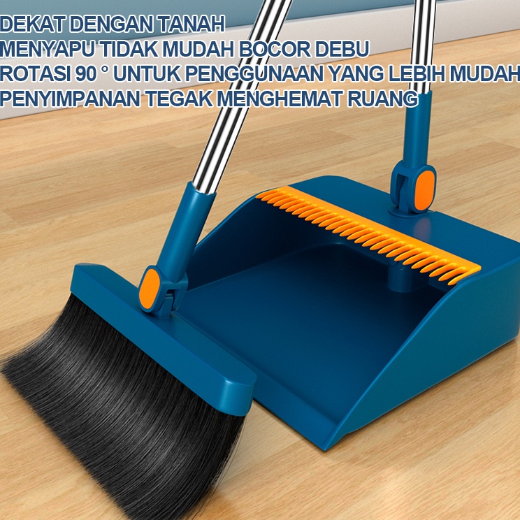 Jual Best Price Set Sapu Pengki Lipat Alat Pembersih lantai Sapu Lantai ...