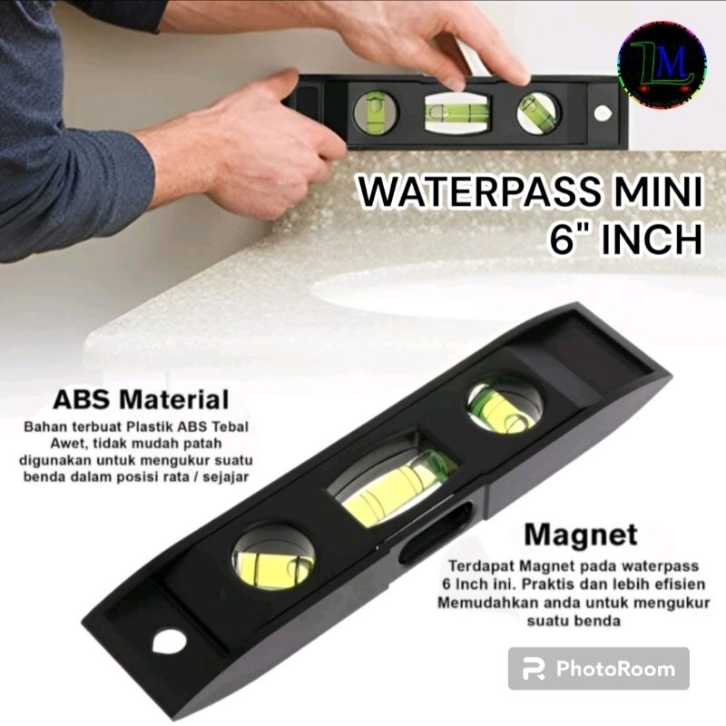 Jual Waterpass Magnet Mini 6