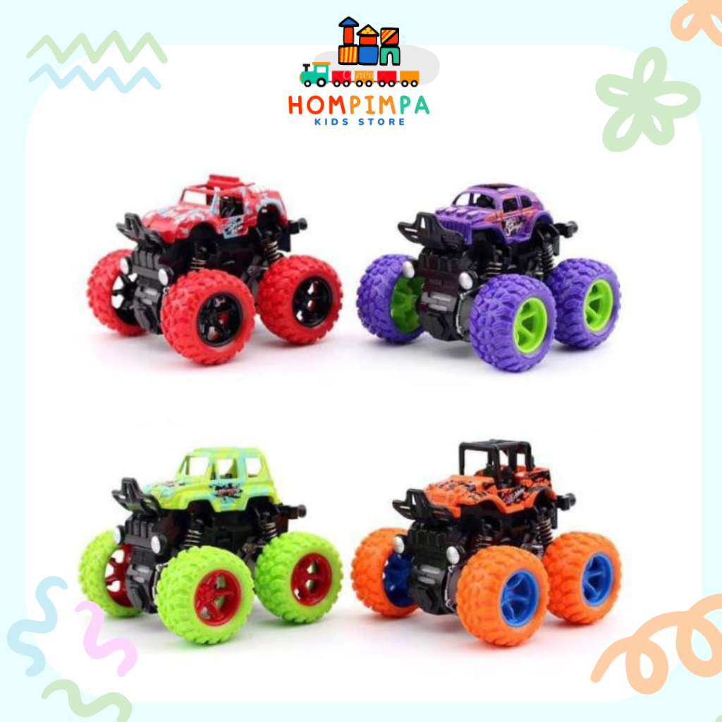 Jual Mainan Mobil Anak Monster Zap Jip Off Road 4 Drive 360 Derajat ...