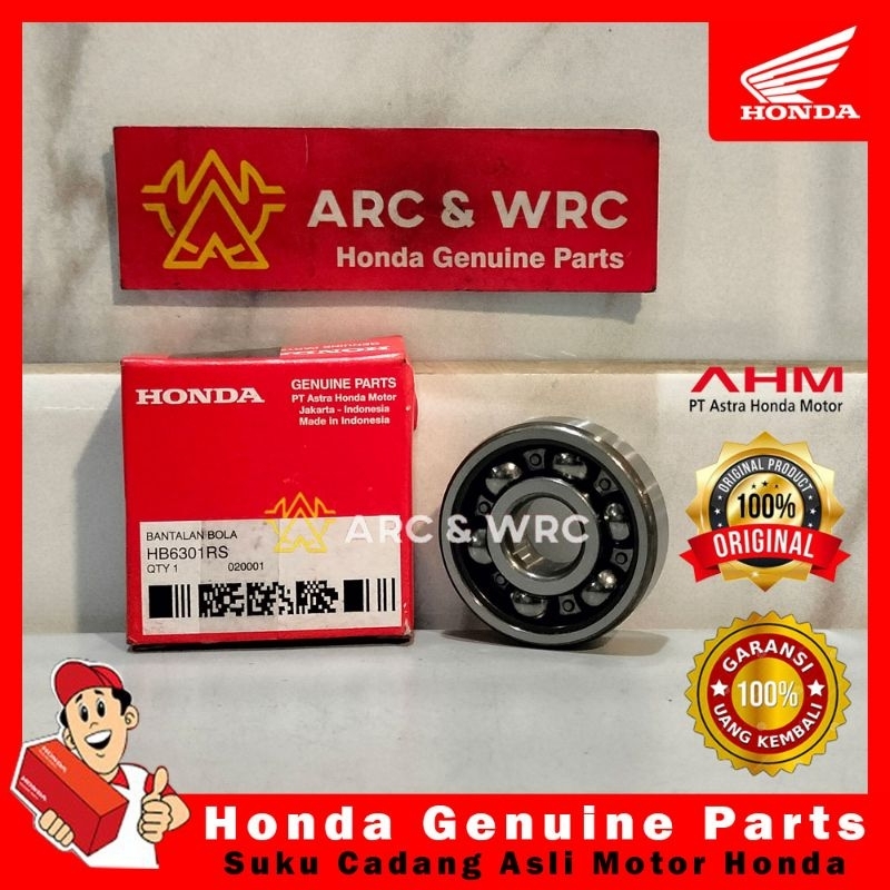 Jual Bearing Radial Ball Bearing Klaher Roda 6301 Original Honda ...