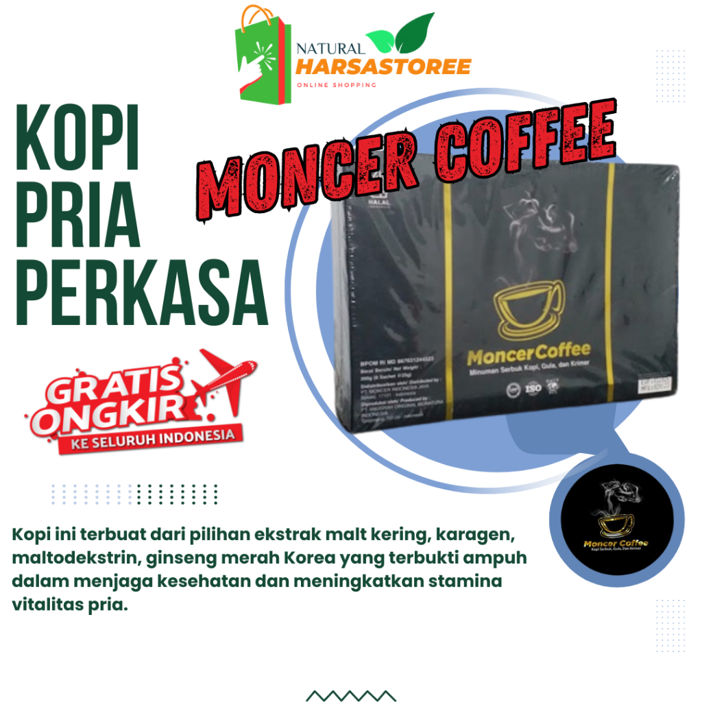 Jual ( PRIVASI ) Moncer Coffee Original Bisa 2 Sachet Atau 4 Sachet ...