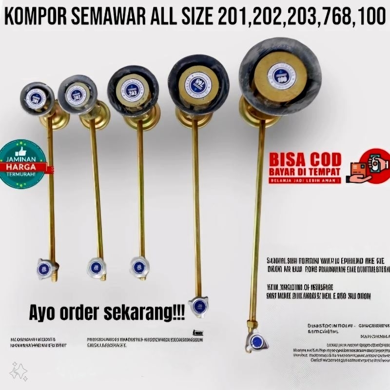 Jual Kompor Semawar / Kompor Gas mawar 201,202,203,768,100 Termurah ...