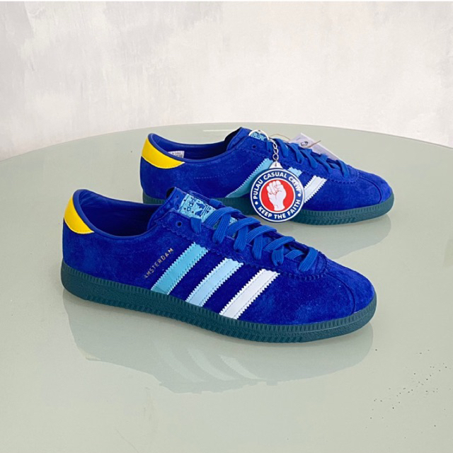 Jual Adidas City Series Amsterdam Blue Paradise Original | Shopee Indonesia