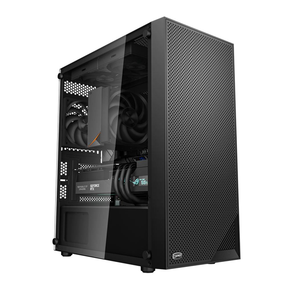 Jual Case Pc Gaming Pccooler C B Black Matx Gaming Case Shopee Indonesia