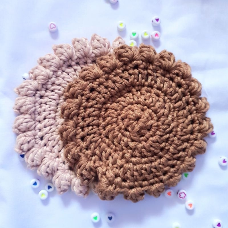 Jual Tatakan Gelas Rajut | Crochet Coaster | Shopee Indonesia