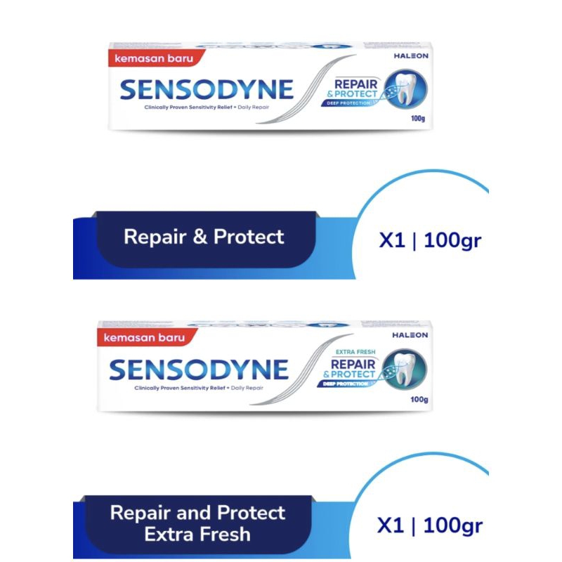 Jual SENSODYNE REPAIR & PROTECT 100gr | Shopee Indonesia