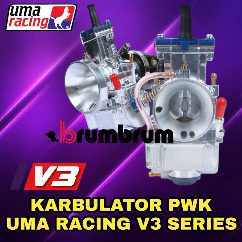 Jual KARBULATOR UMA RACING V3 SERIES PWK 24 MM , 28 MM , 30 MM , 32 MM ...