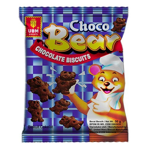 Jual UBM Biscuits Choco Bear 50g | Shopee Indonesia