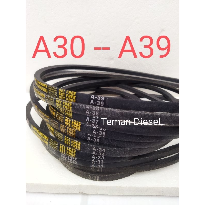 Jual Vanbelt V-belt A30 A31 A32 A33 A34 A35 A36 A37 A38 A39 Mitsuisumi ...