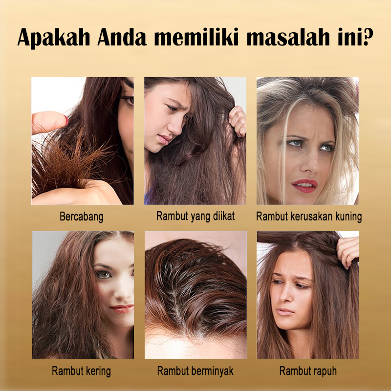 Jual BPOM masker rambut kering dan mengembang Krim pelurus rambut Hair ...