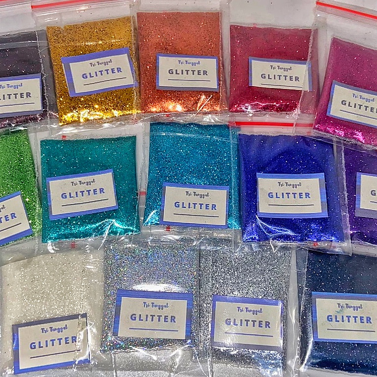 Jual Sparkle Glitter 8gr 8gram Powder Serbuk Tabur Warna Warni Eceran ...
