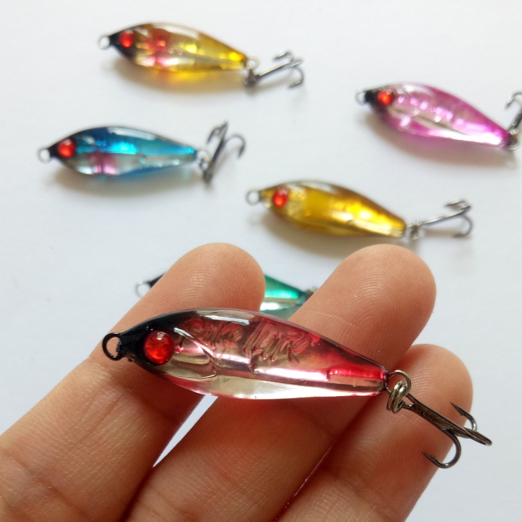 Jual Swimmer Bait 3 cm Umpan Pancing Casting Hampala Mahser Baby GT
