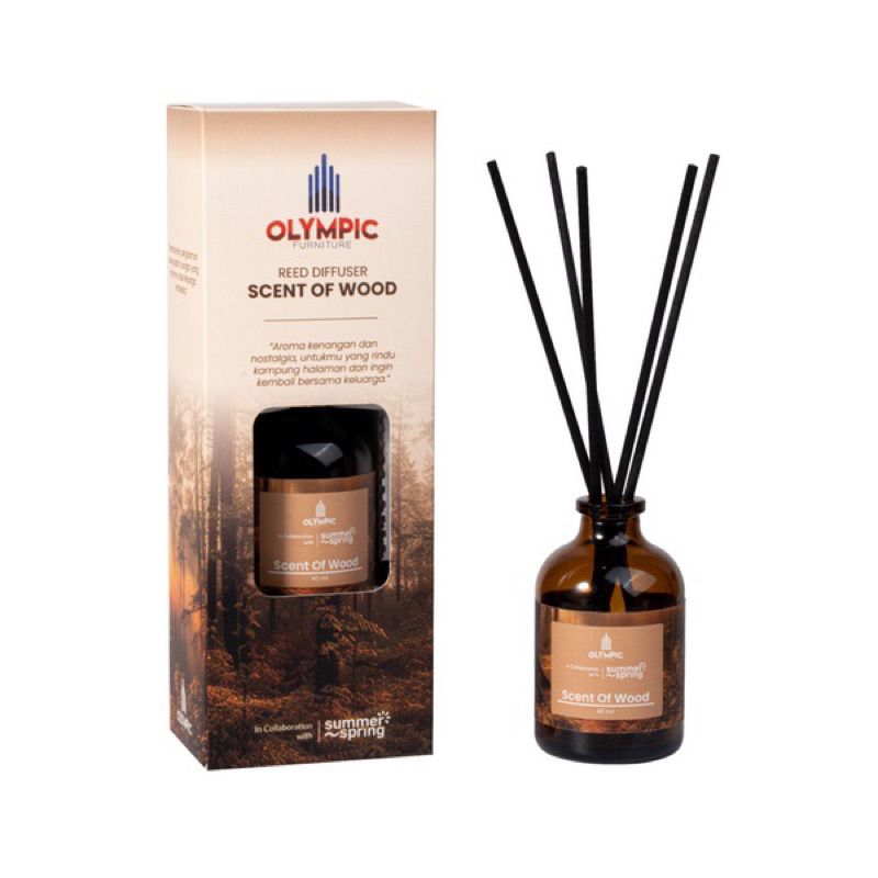Jual Reed Diffuser Summerspring X Olimpics Scent Of Wood Kayu | Shopee ...