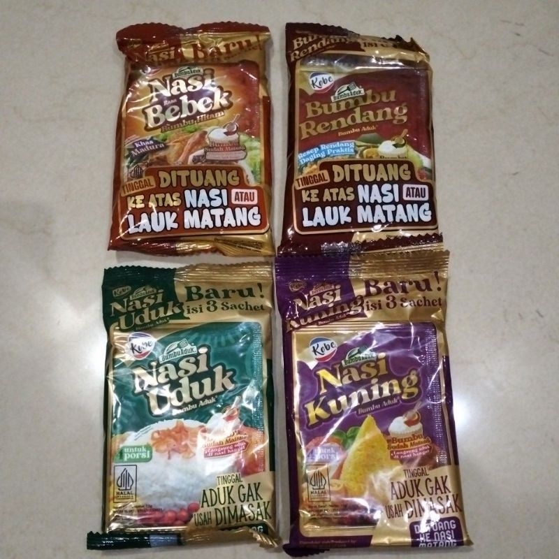 Jual Kobe Bumbu Nasi Uduk/Nasi Kuning/Nasi Bebek/Nasi Rendang/Bumbu ...