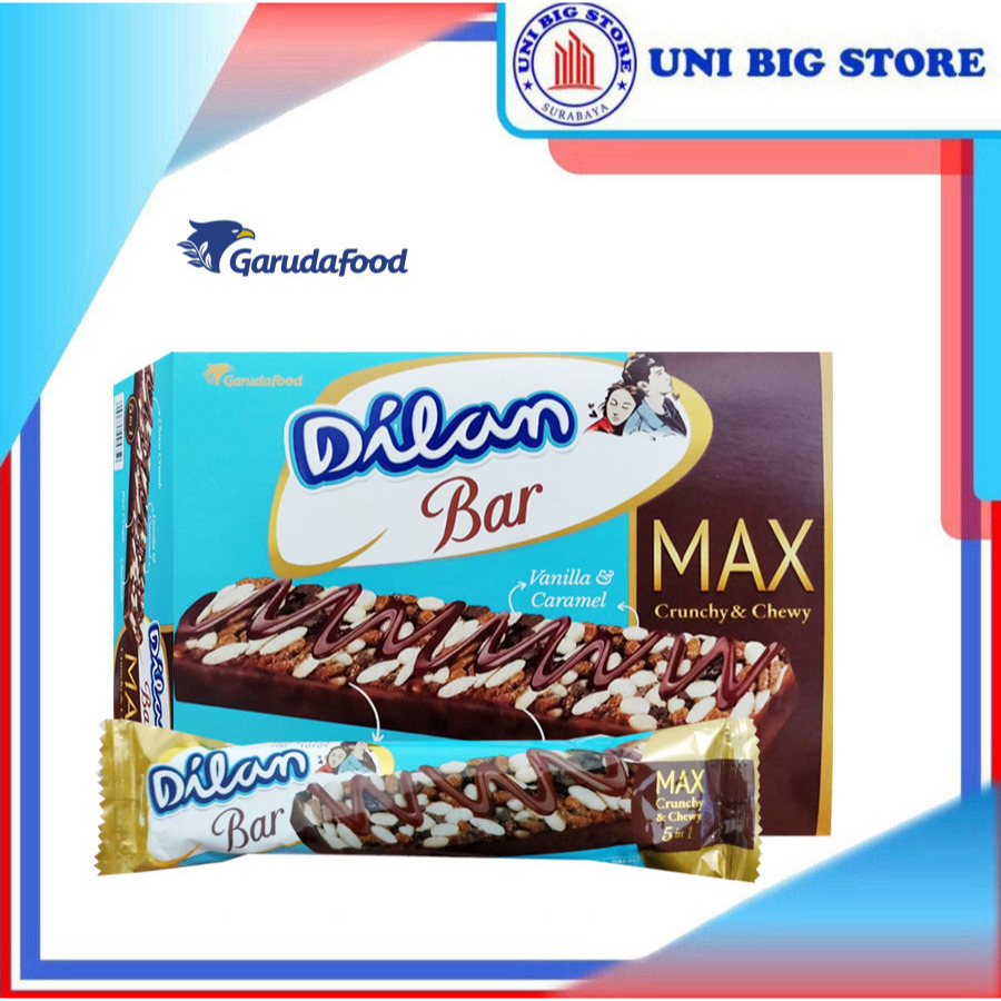 Jual Dilan Bar Chocolate Wafer MAX Crunchy Chewy 5in1 24 gr x 12 pcs ...