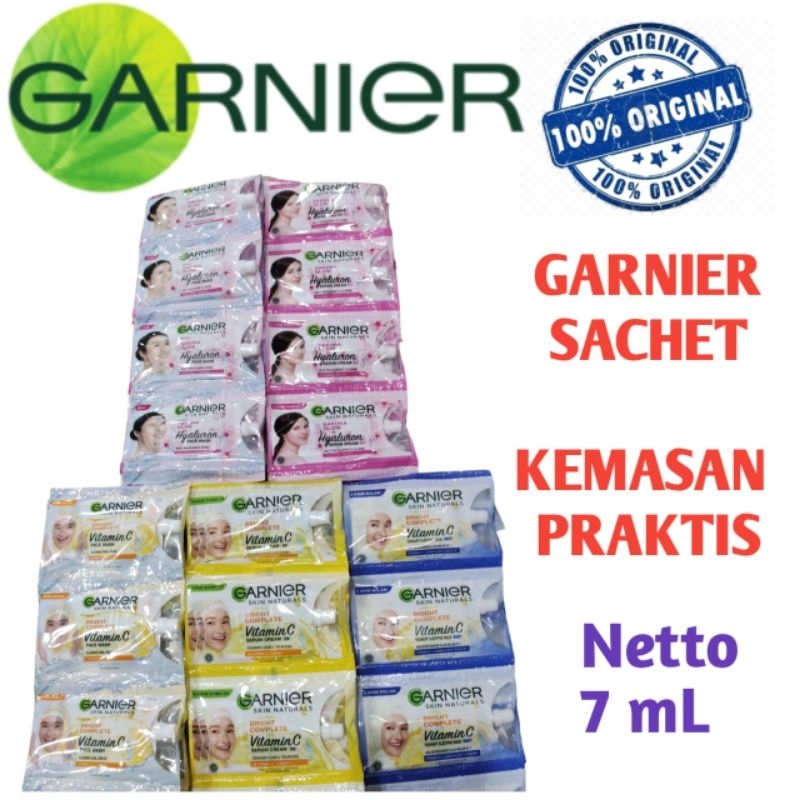 Jual GARNIER SASET/ GARNIER SACHET CREAM UV/ GARNIER SACHET CREAM SIANG ...