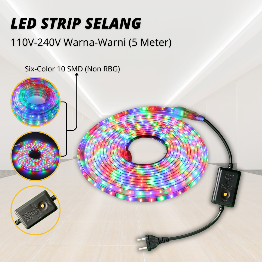 Jual CEO LAMPU LED STRIP LIGHT MATA BESAR 5050 SMD 12V IP33 Indoor ...