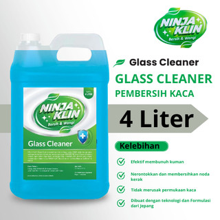 Jual NINJAKLIN Pembersih Kaca Serbaguna Cairan Glass Cleaner Anti Jamur ...