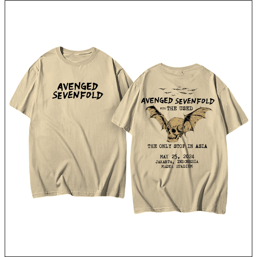 Jual Morning - kaos Band Avenged Sevenfold Life Is But A Dream Tour ...