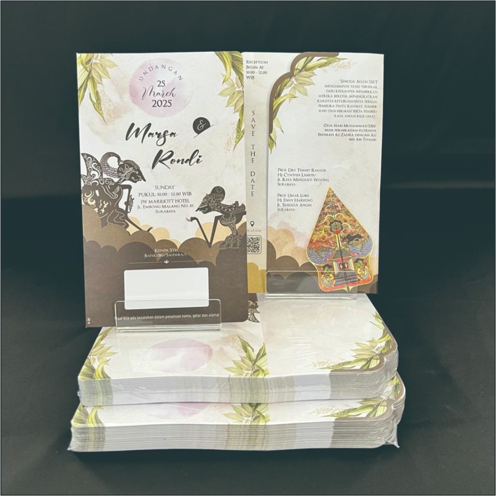 Jual Blangko Undangan Nikah INDIE 86 | Shopee Indonesia