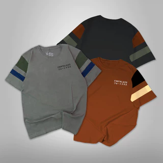 FortKlass Kaos LEONEL Pria Katun Combed 24s Reguler Fit Kaos Pria Lengan Pendek Unisex