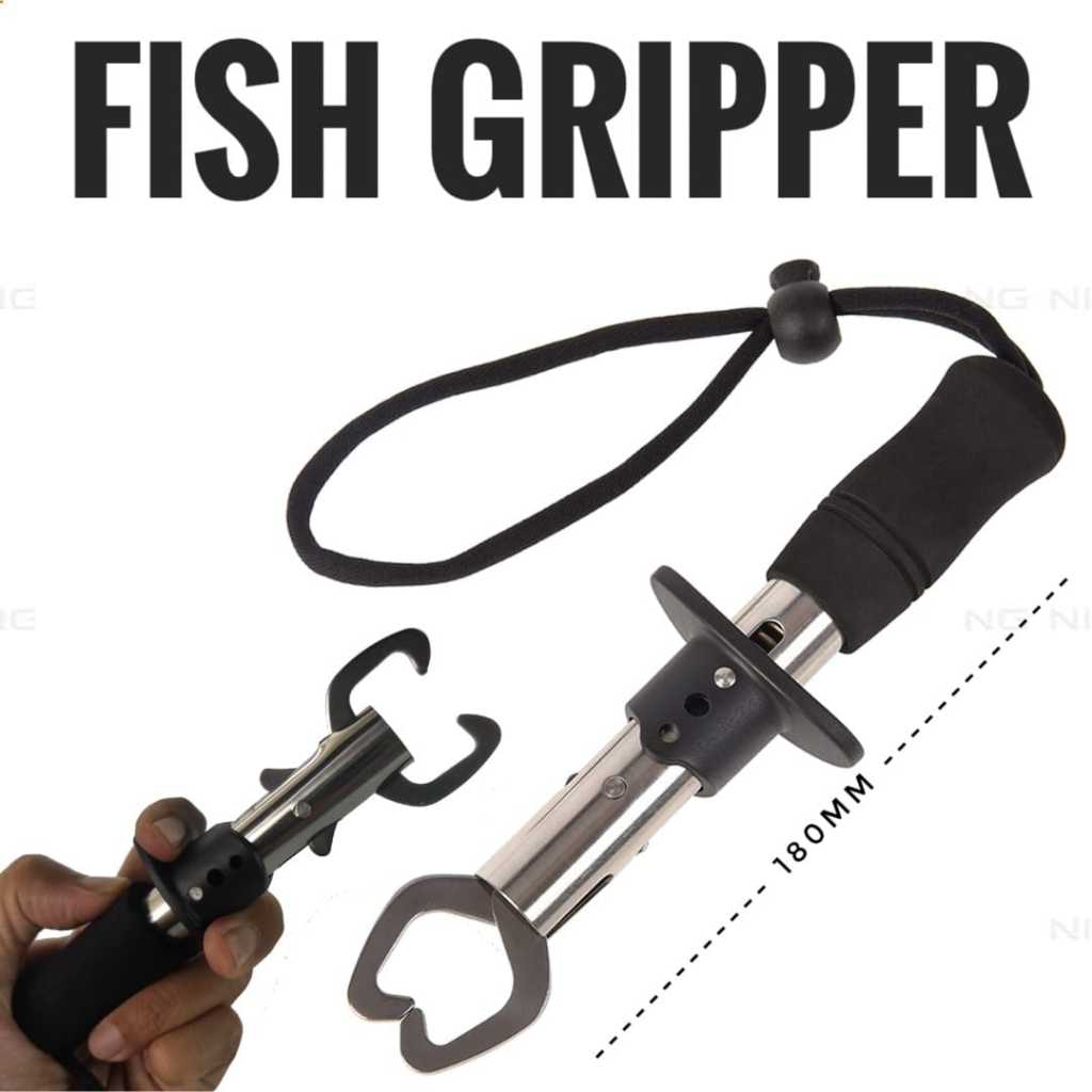 Jual Tang Mancing - Fish Gripper | Portable Stainless Steel Fish Lip ...