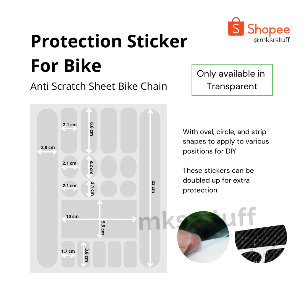 Jual Scratch Protection Sticker for Bikes | Shopee Indonesia