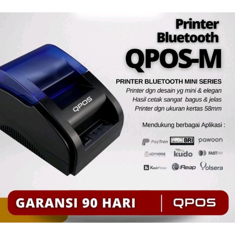 Jual Printer Thermal Bluetooth QPOS 58M New Version Shopee Indonesia