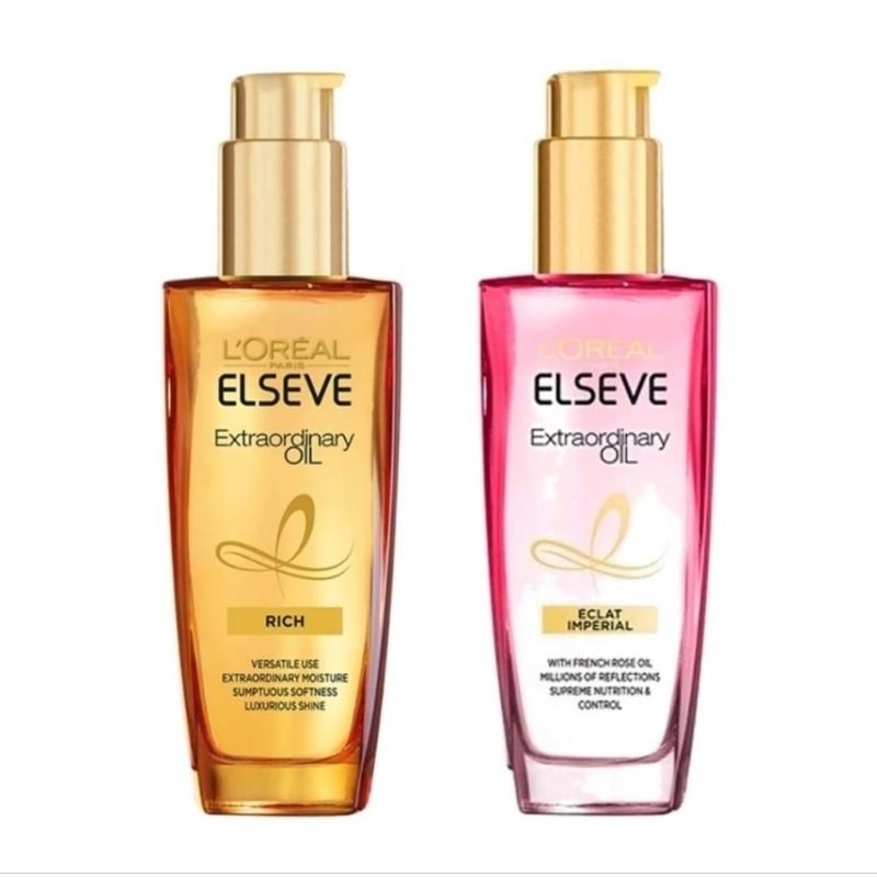 Jual L'Oreal Paris Elseve Extraordinary Oil Gold / Pink Hair Treatment ...