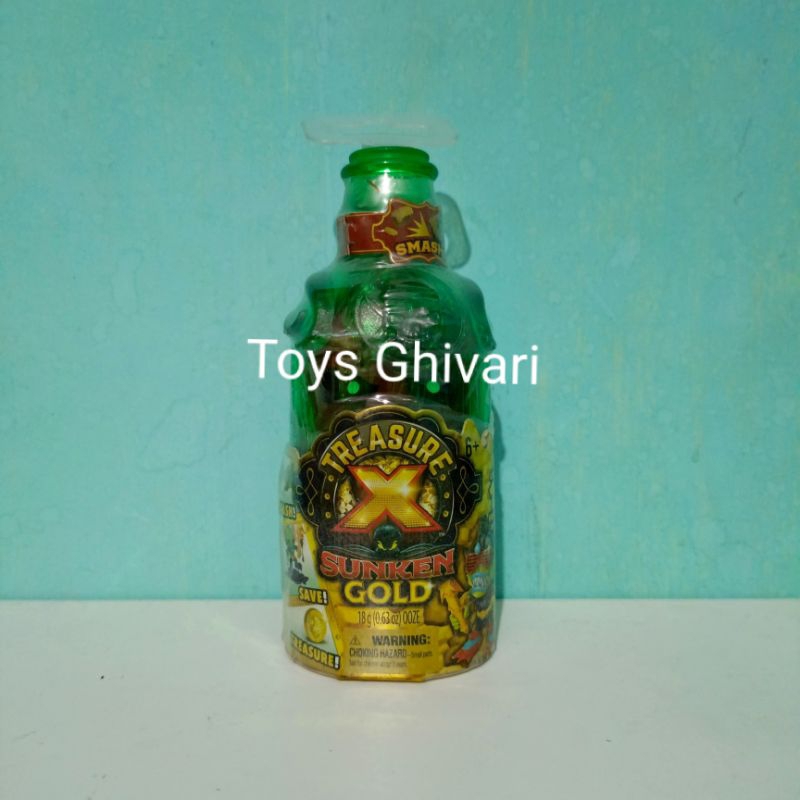 Cadeau Garçon Chasse Trésor Proxy Treasure X - S5 Sunken Gold Bottle Smash Single Pack (70-00701) - Pack Surprise Avec Trésor Doré