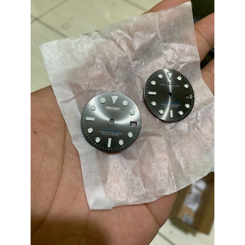 Jual plat dial jam tangan seikomod grey 28,5cm nh35 | Shopee Indonesia