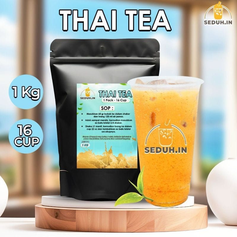 Jual THAI TEA 1KG/ Minuman Bubuk Instan teh premix premium | Shopee ...