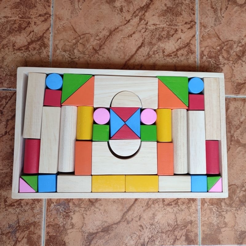 Jual City Block Balok Susun Kombinasi isi 42 | Shopee Indonesia