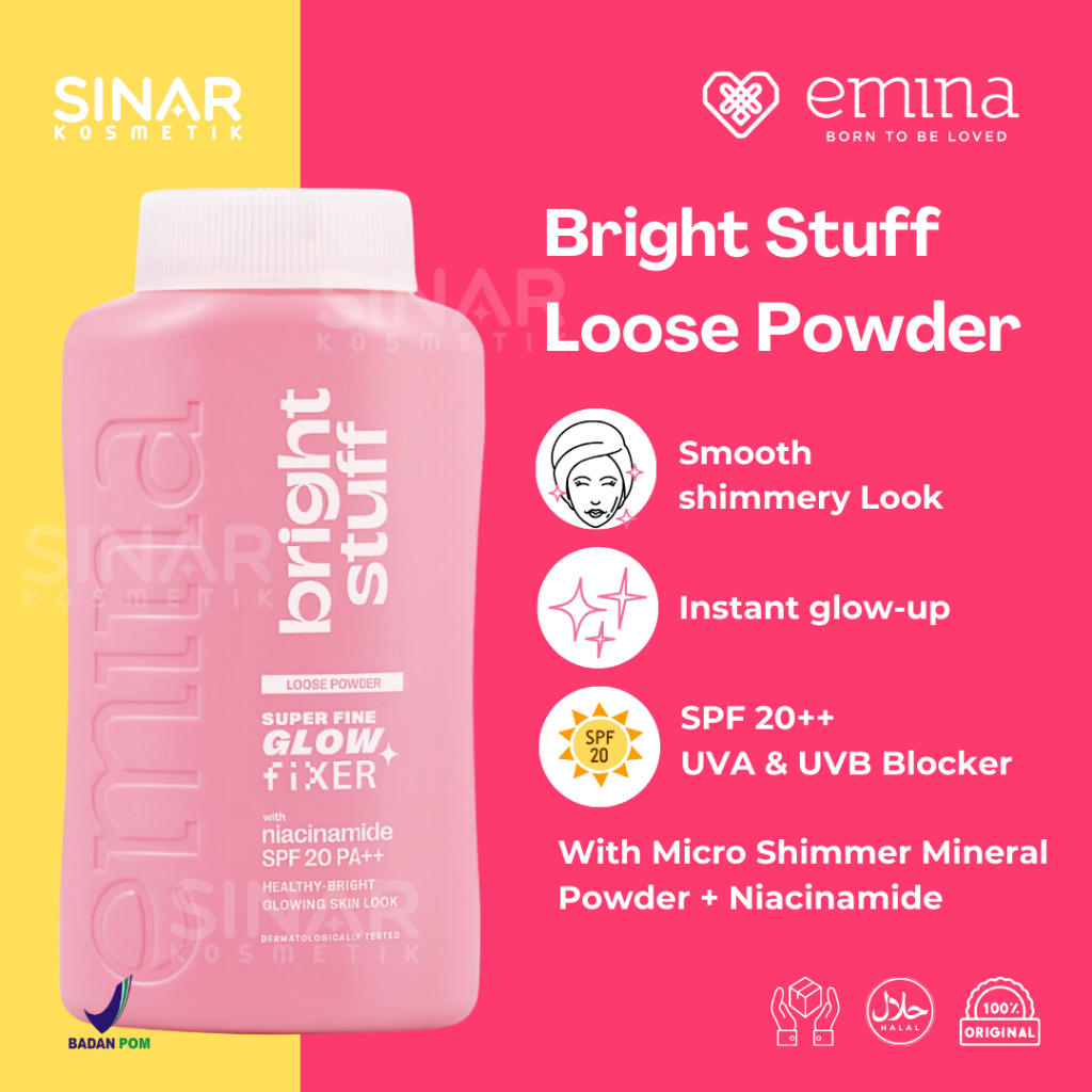 Jual Emina Bright Stuff Loose Powder | Shopee Indonesia